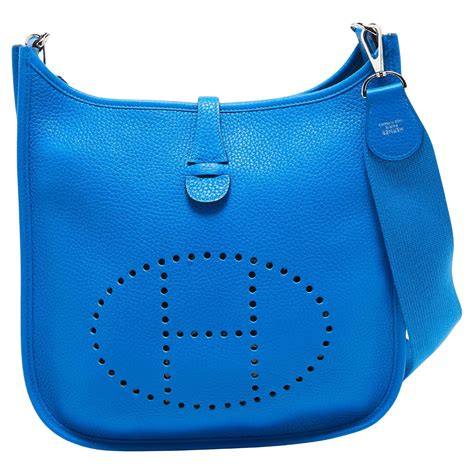 hermes evelyne blue zanzibar|HERMES Taurillon Clemence Evelyne TPM Bleu Zanzibar.